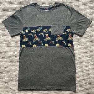 On the Byas Pineapple T-Shirt w/ Front Pocket